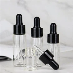 בקבוק טפטפת זכוכית לשמן